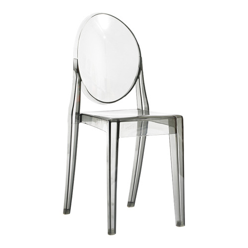 Owia Acrylic Dining Chair | Transparent, Lightweight Chair | Wedding & Instagram-Style Meeting Chair | Nordic Ghost & Devil Crystal Chair
