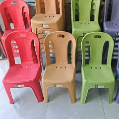 厚みのあるプラスチック製のレストランのスツール、大きな背もたれの椅子、家庭用の厚みのある椅子、スツール、ダイニングチェア、プラスチック