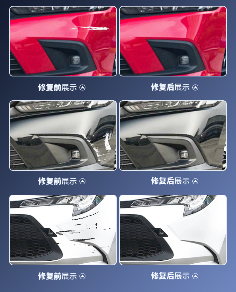 Self-Painting Deep Scratch Repair Removal White Black Silver Car Universal Pen Deep Scratch Repair Spray Paint Pen