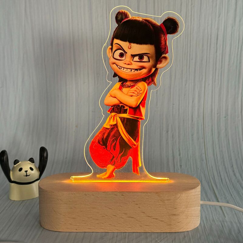 3D nightlight Explosions Which 2 Devil Boy Sea Creative Gift USB Children's Birthday Gift Atmosphere Lamp