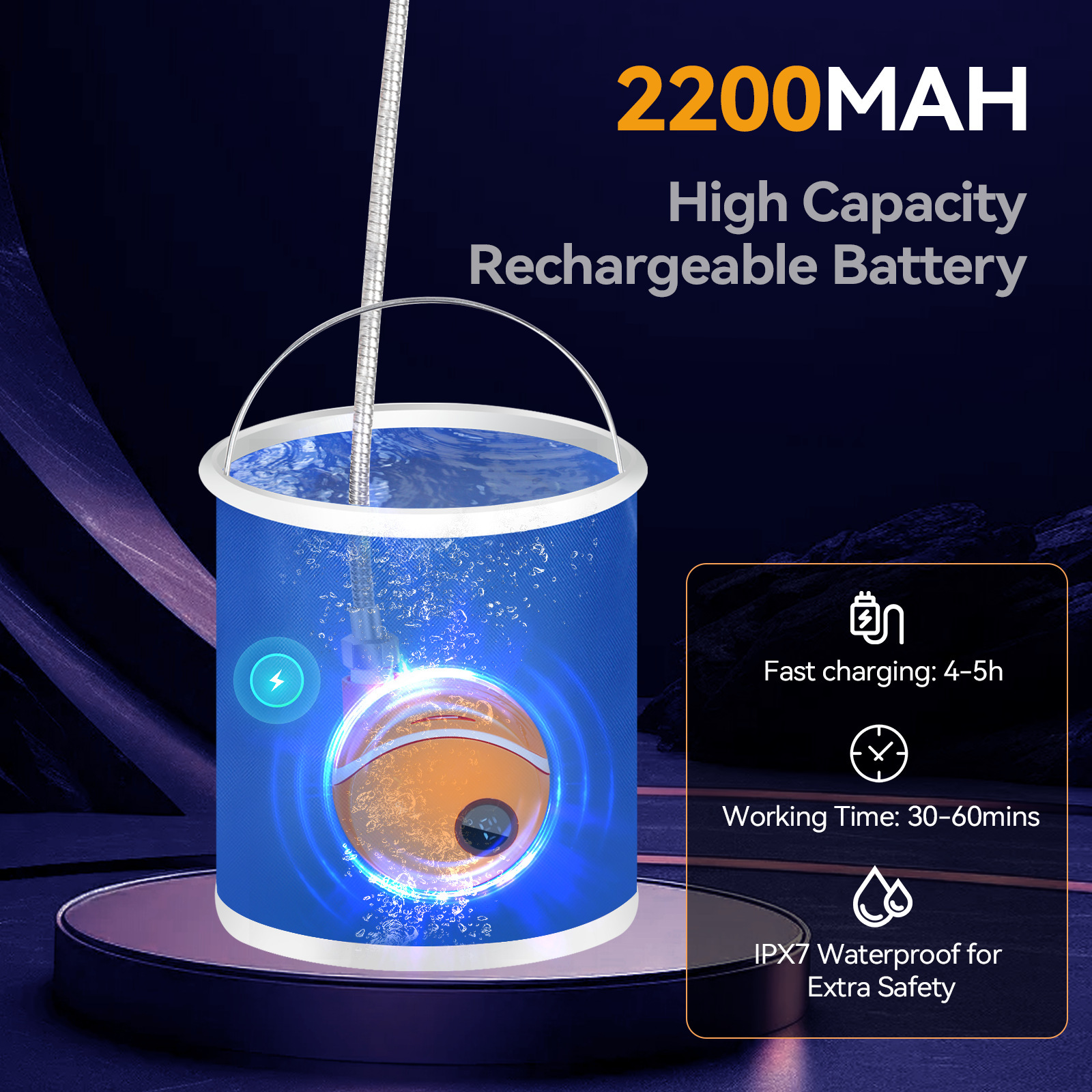 Ducha para exteriores, ducha eléctrica, artefacto de baño, juego de ducha recargable, bolsa de agua para acampar simple, bomba de agua con batería