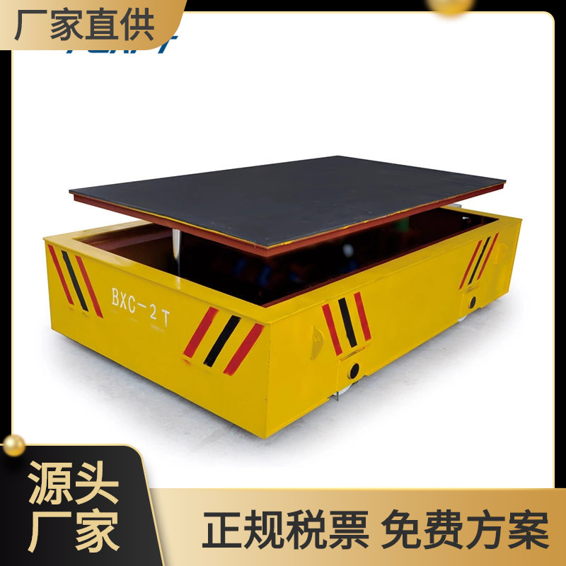 厂家供应液压升降同步托盘转运横纵移动无轨胶轮车电动平台车