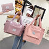 new pattern Water splashing Expand Travelling bag fold Lump sum separate Gym bag light travelling bag