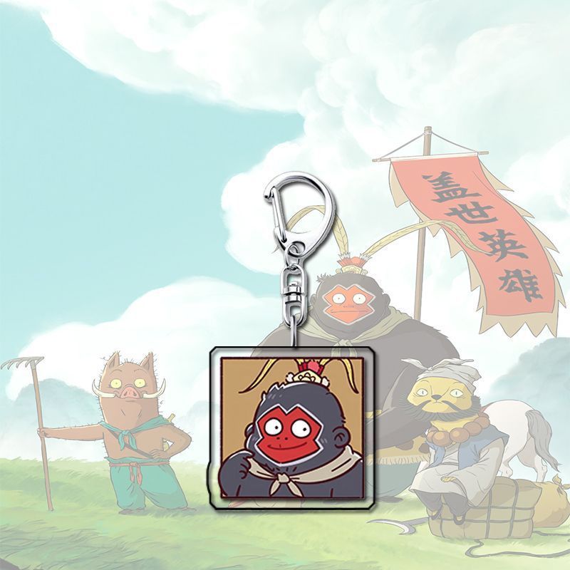 浪浪山小妖怪动漫电影周边小猪妖卡通可爱挂件背包亚克力钥匙扣|undefined