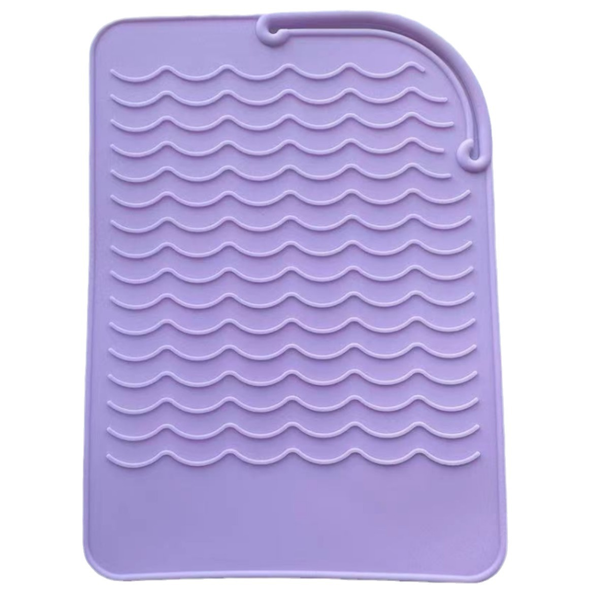 Rizador de pelo plancha de pelo perm stick almohadilla de aislamiento de silicona gran rollo perm almacenamiento antideslizante almohadilla de silicona