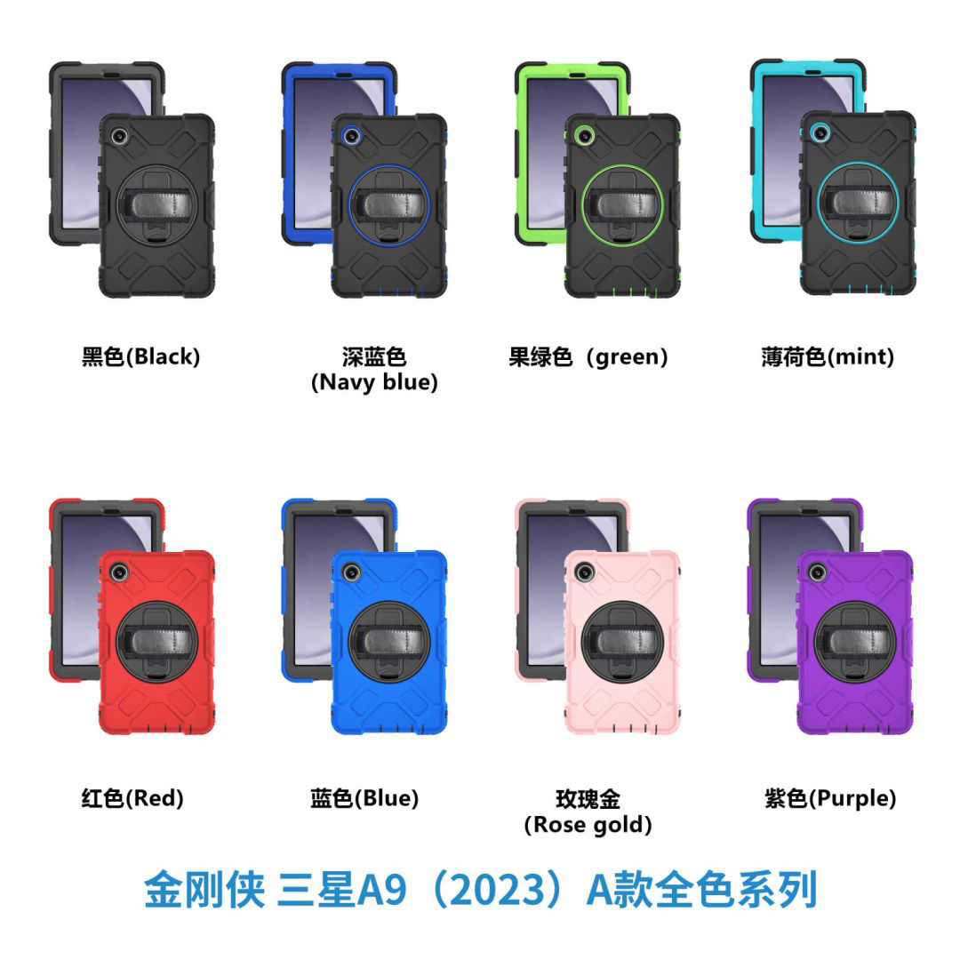 Aplicable a la funda protectora de la tableta de Apple Samsung con la caja protectora de la tableta del silicón air5 DE LA anti-caída de la ranura tres de la pluma con el soporte