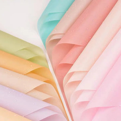 Korean solid color plain paper flower wrapping paper translucent waterproof matte paper bouquet paper floral wrapping paper material