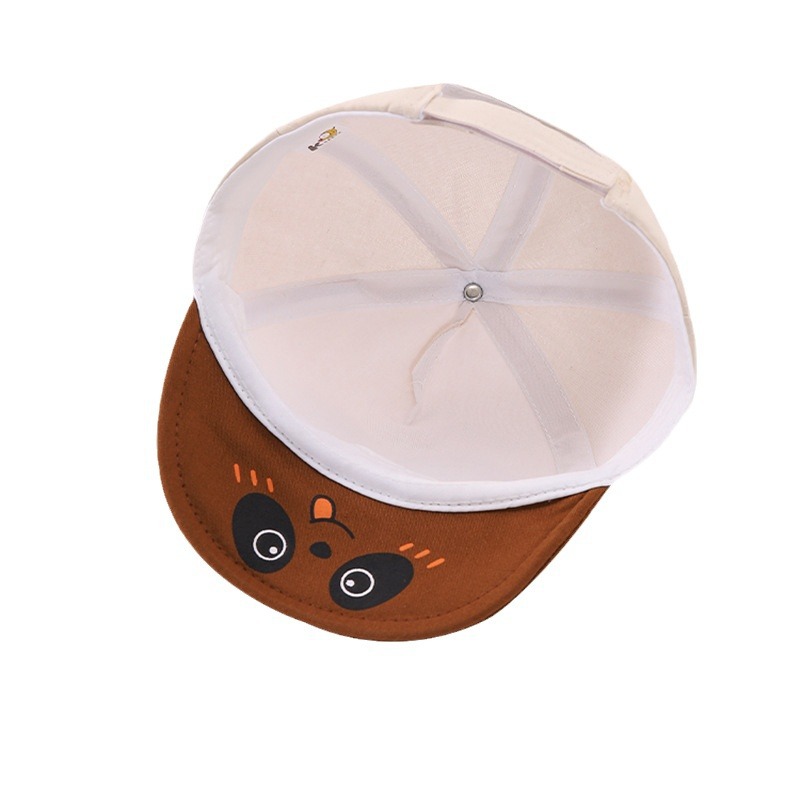 Bebés verano primavera y otoño gorra infantil lindo gorra de lengua de superposición bebé sombrero de blindaje de protección solar gorra de béisbol de borde suave