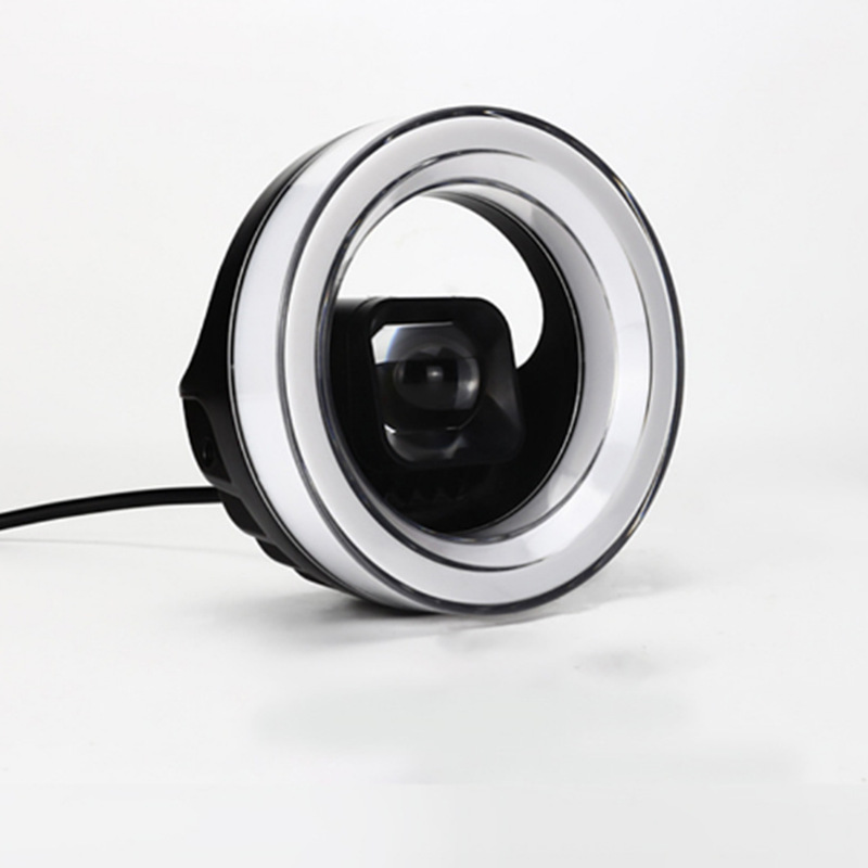 5.75 pulgadas vehículos eléctricos LED hueco flotante faro Harley motocicleta transformación de luz alta y baja faro