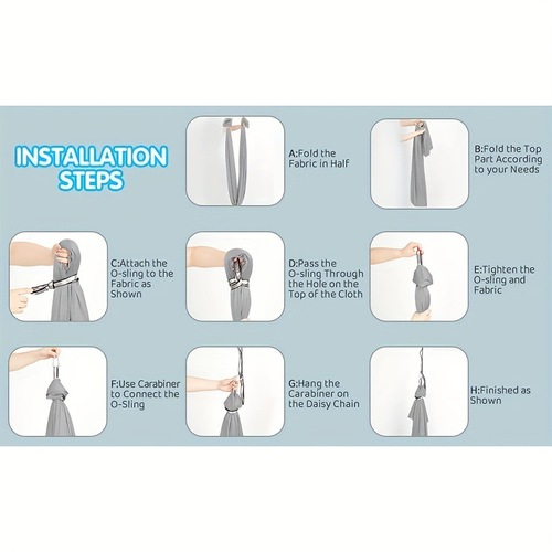 Amazon Therapy Swing Children's Elastic Swing Sensory Training for Autism Indoor Swing Hammock