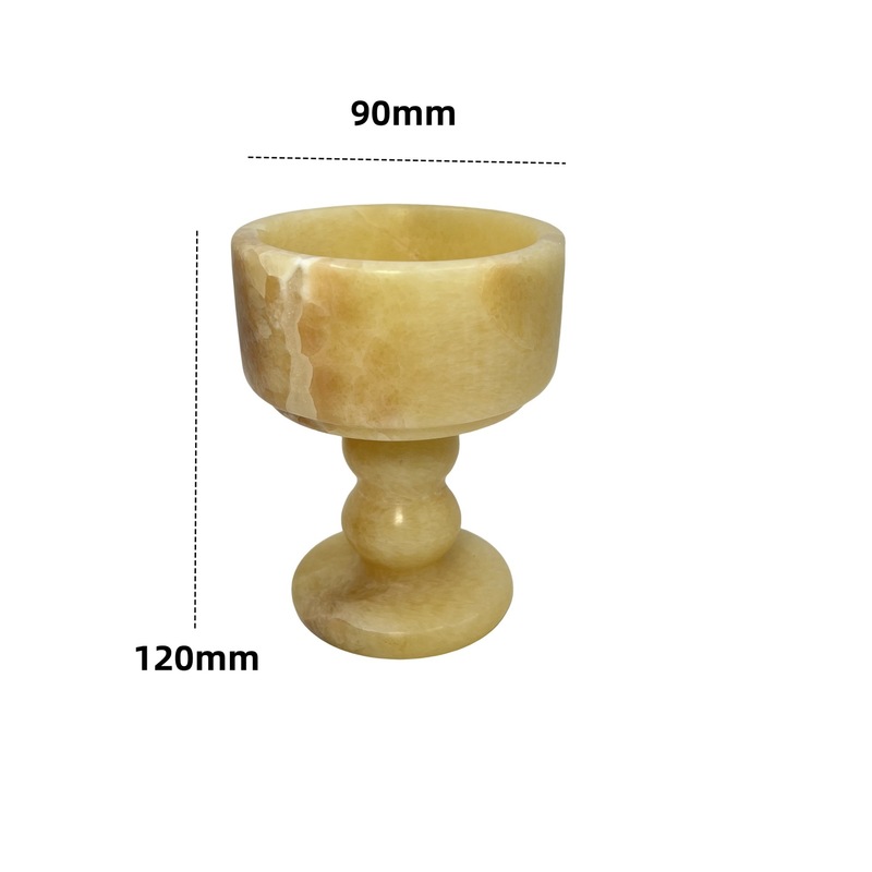 家居天然玉石烛台玉器摆件防风大理石氛围香薰杯蜡烛底座供佛灯|undefined
