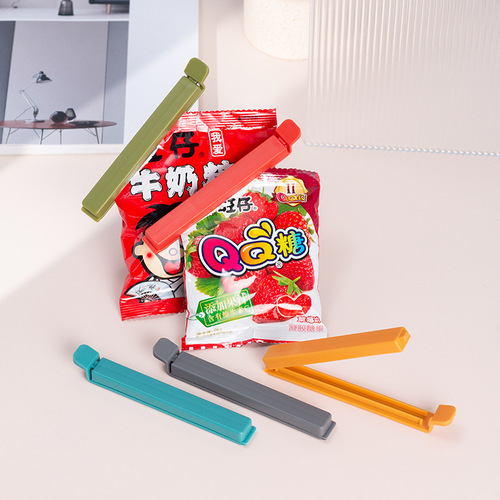 5 pack plastic food preservation bags with sealing clips, tea snack clips, sealing tool, magnetic closure clips