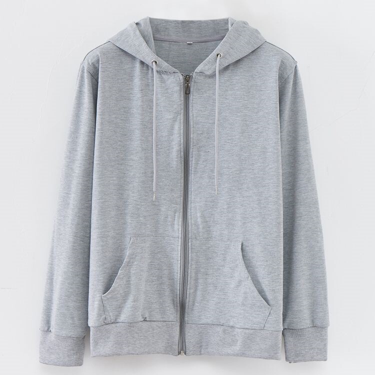2026 Casual Jacket with Zipper, Spring and Autumn Sports Korean Style Loose Fit Student Long-Sleeve Zip-Up Hoodie for Men, Large Size