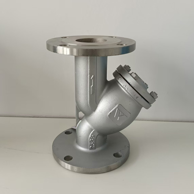 304/316L法兰式不锈钢y型过滤器GL41W-16P蒸汽耐高温排污阀门dn50