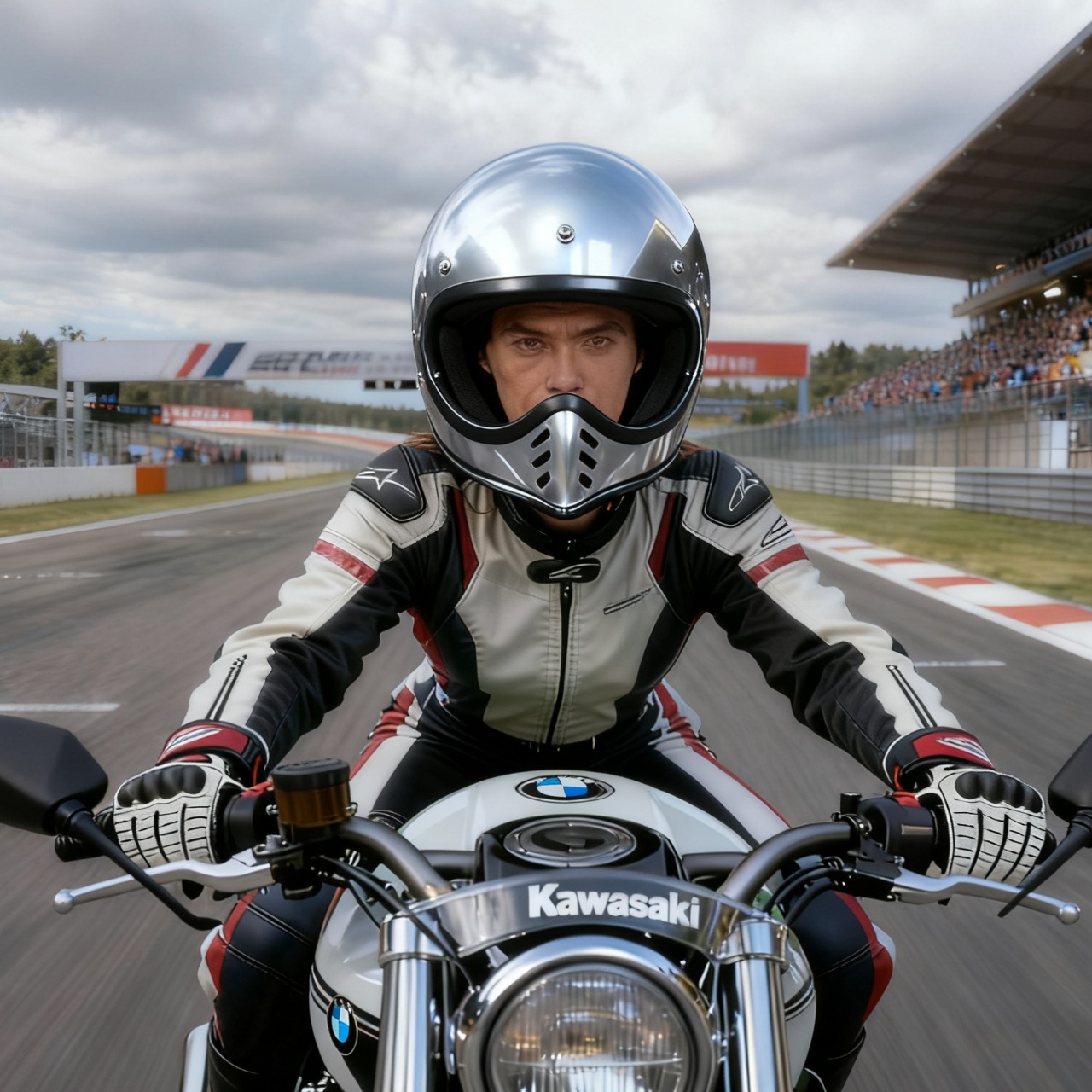 Japanese-Style Pointed Helmet Retro Cruiser Rider Helmet Motorcycle Scooter Fiberglass All-Season Space Full-Face Helmet