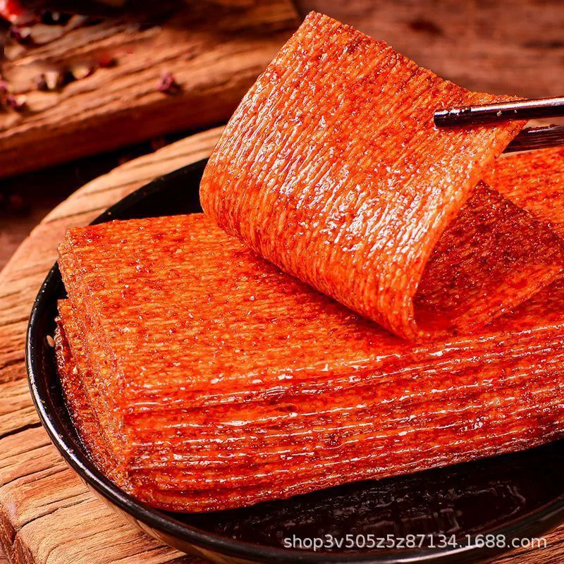 Yiguan Garden Spicy Slices 28g*20 packs 8090 generation recalls childhood snacks wholesale Spicy Pingjiang specialty