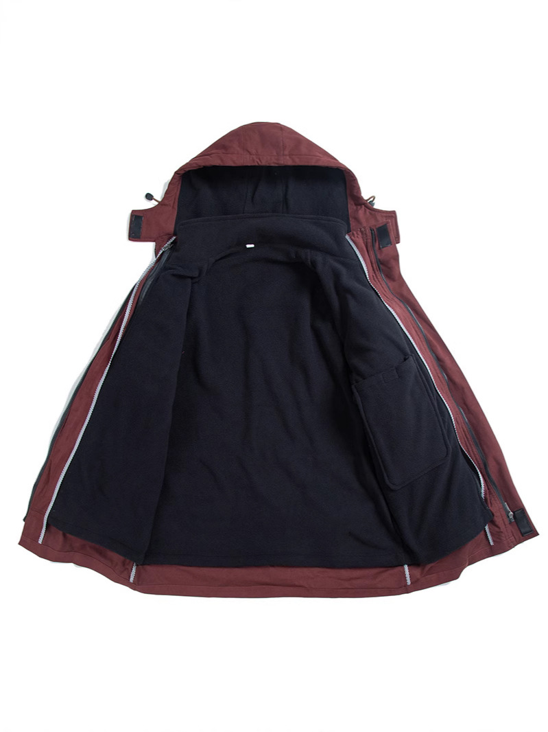 Invierno de algodón de lana con ropa de trabajo de algodón para hombres, ropa de algodón caliente y gruesa, ropa de protección laboral, chaqueta de algodón, ropa de asalto a prueba de frío