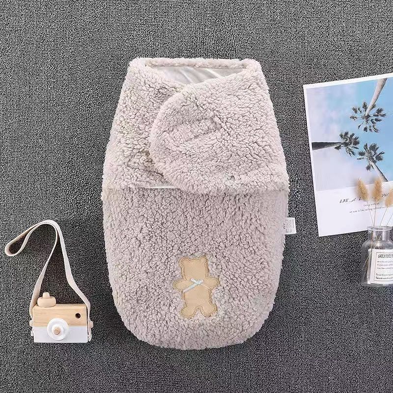 Bebé abraza bolsa de dormir otoño-invierno engrosado frío y cálido recién nacido paquete de salida - mes