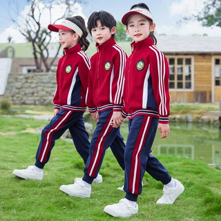 校服套装小学生春秋装一年级升学儿童班服三件套幼儿园园服运动会