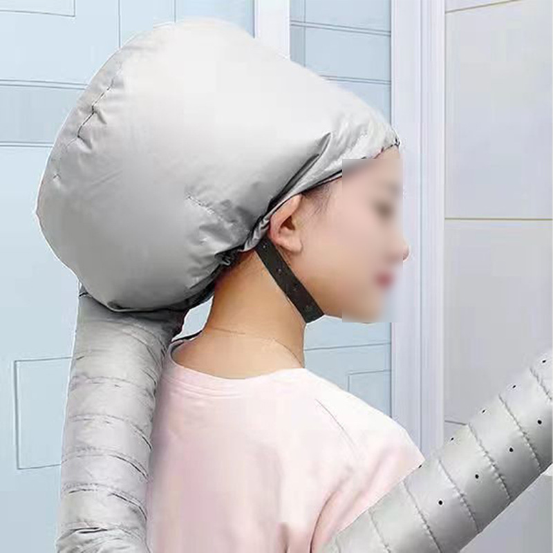 Barbería al por mayor transfronteriza secador de pelo sombrero de secado sombrero de pelo seco tipo sombrero de pelo seco portátil para el cuidado de cabello con aceite de cabello doméstico sombrero de pelo seco