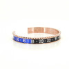 Dial suitable for men and women, fashionable golden bracelet for beloved stainless steel, pink gold