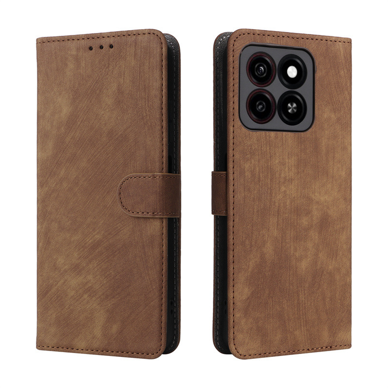 Custodia antifurto in pelle compatibile con A35/A55 ZTE Blade A55 Phone_voghion.com