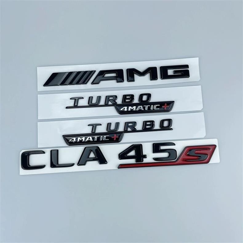 CLA black label Mercedes-Benz CLA modified black tail emblem CLA35 CLA200 CLA260 CLA45 car emblem blacked out