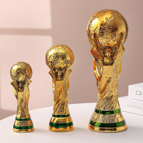 World Cup Football Hercules Cup  Qatar Trophy Fans Memorial Bar Lottery Station Decorations Ornaments
