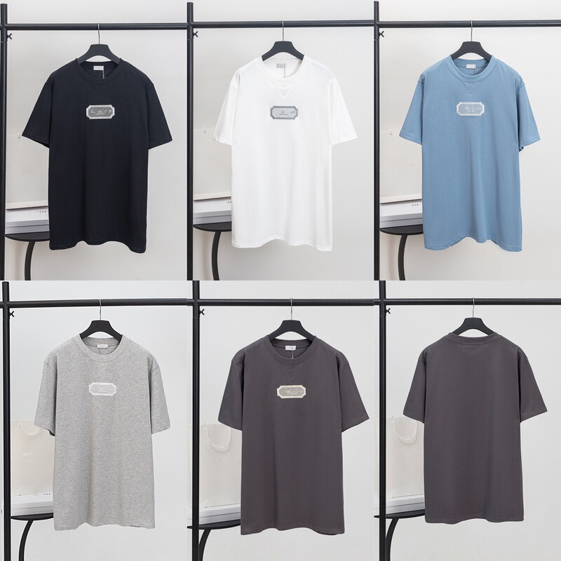 Cross-border foreign trade DO Dijia T-shirt 2025 summer new logo letter blade embroidery casual loose short sleeve