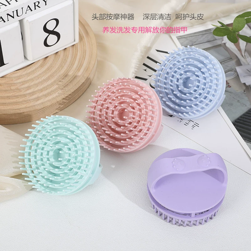Big massager for scalp, brush for home use, shampoo