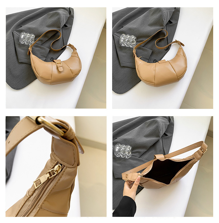 High-end 2024 autumn/winter new underarm bag, handbag, large-capacity commuting single-shoulder crossbody bag, dumpling bag undefined
