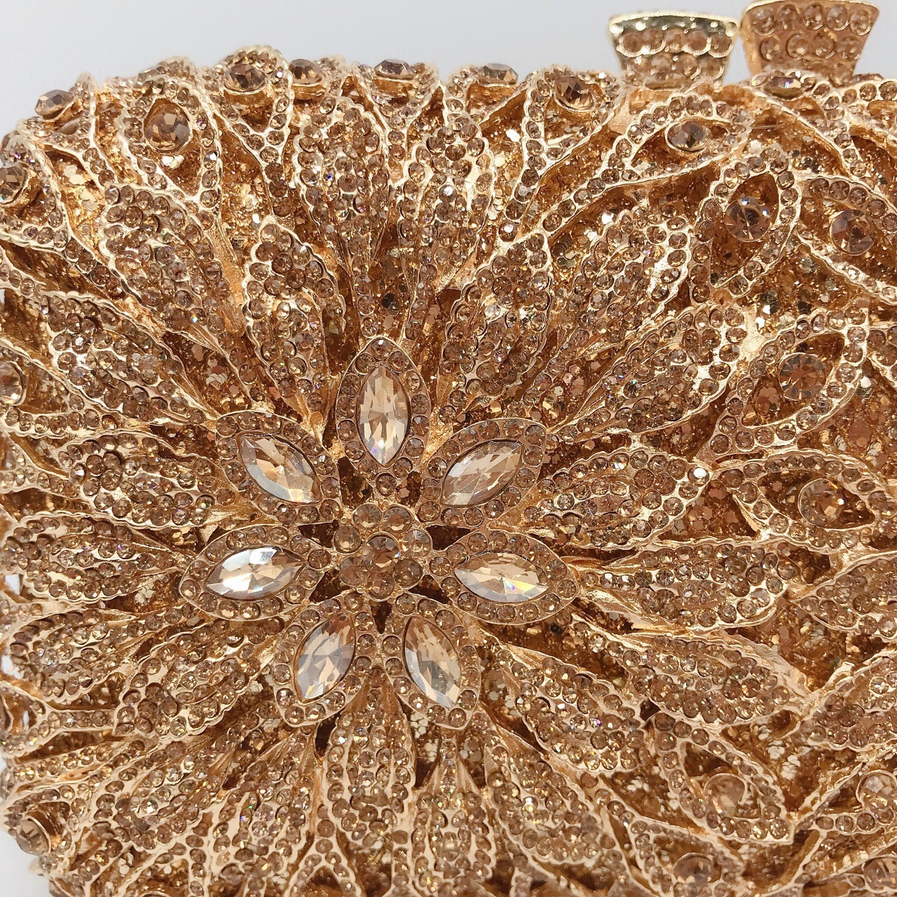 Ventas transfronterizas de metal de diamantes bolsas de cena, vestidos de banquete de damas, bolsas de moda de mano de diamantes