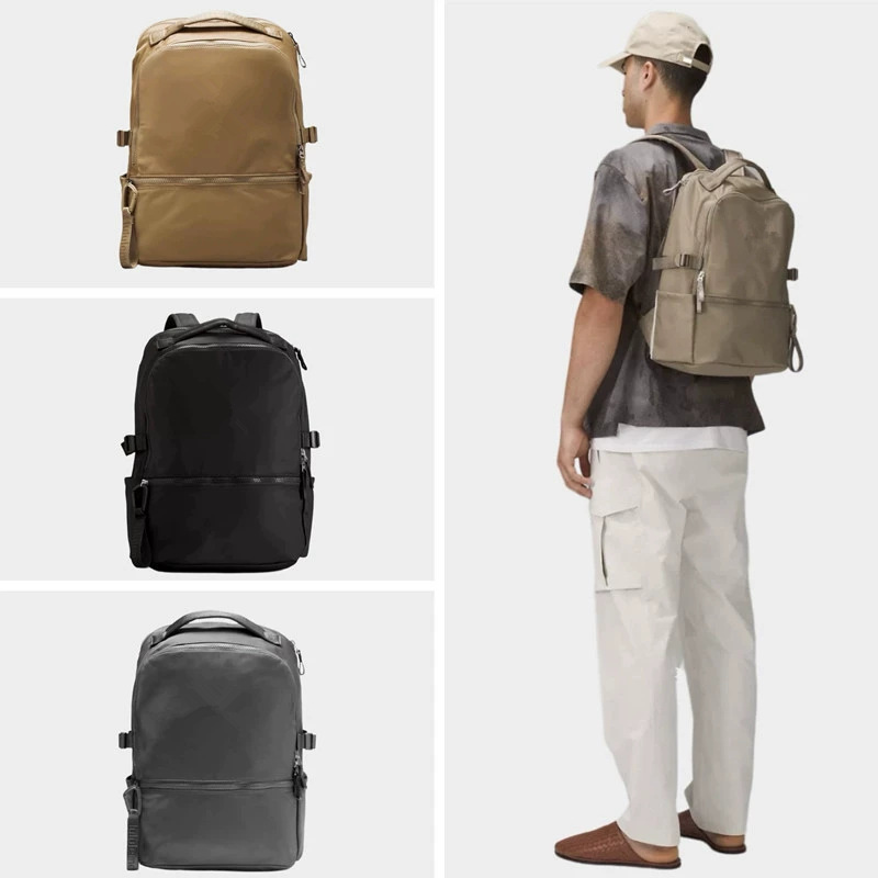 Cross-Border Lulu New Model Newcrew22L Backpack School Bag Travel Yoga Fitness Waterproof Bag for Men and Women Cross-Border Lulu New Model Newcrew22L Backpack School Bag Travel Yoga Fitness Waterproof Bag for Men and Women