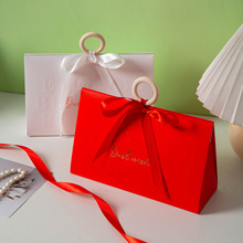 新款批发结婚伴手礼喜糖盒子情人节口红丝巾礼盒婚礼手提饰品空盒