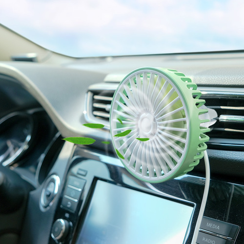 Car Flash F406 Car USB Vent Scented Cream Creative Small Fan Car Automotive Accessories