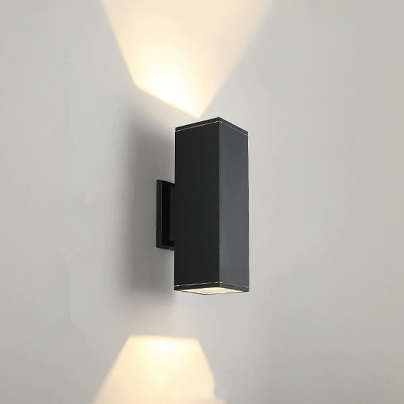 LED настенный светильник квадрат для заборной цепи