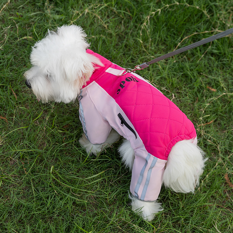Otoño y invierno nuevo Aurora Shadow cuatro patas estampado de algodón de tracción perros pequeños y medianos perros gatos que osos ropa de mascotas