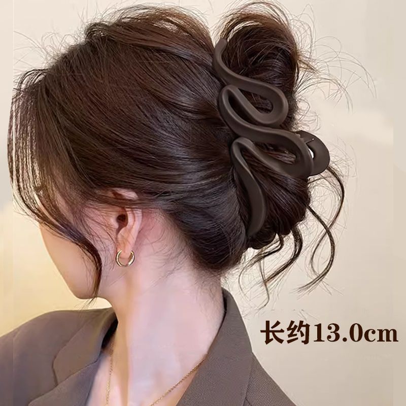 韓国東大門2025年新作ヘアクリップ、女性用ヘアピン、高級感のあるシャーククリップ、ヘアアクセサリー、ヘアピン|undefined