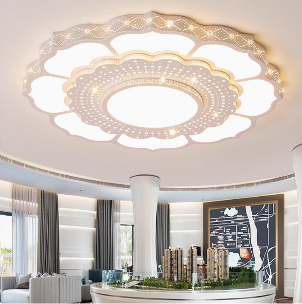 Led ceiling starlight lotus living room light headlight new modern minimalist hall conference room light luxury bedroom light Led ceiling starlight lotus living room light headlight new modern minimalist hall conference room light luxury bedroom light