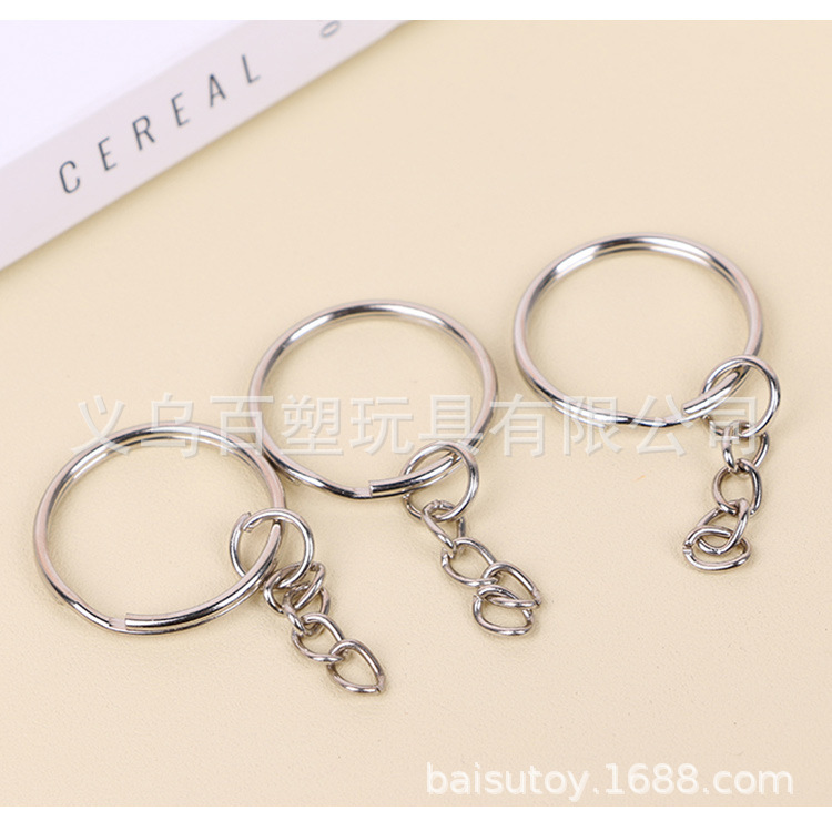 Rompecabezas y guisantes Clip de plástico Llavero Accesorios de cordón de papel caliente Accesorios de juguete educativo de bricolaje hechos a mano para niños