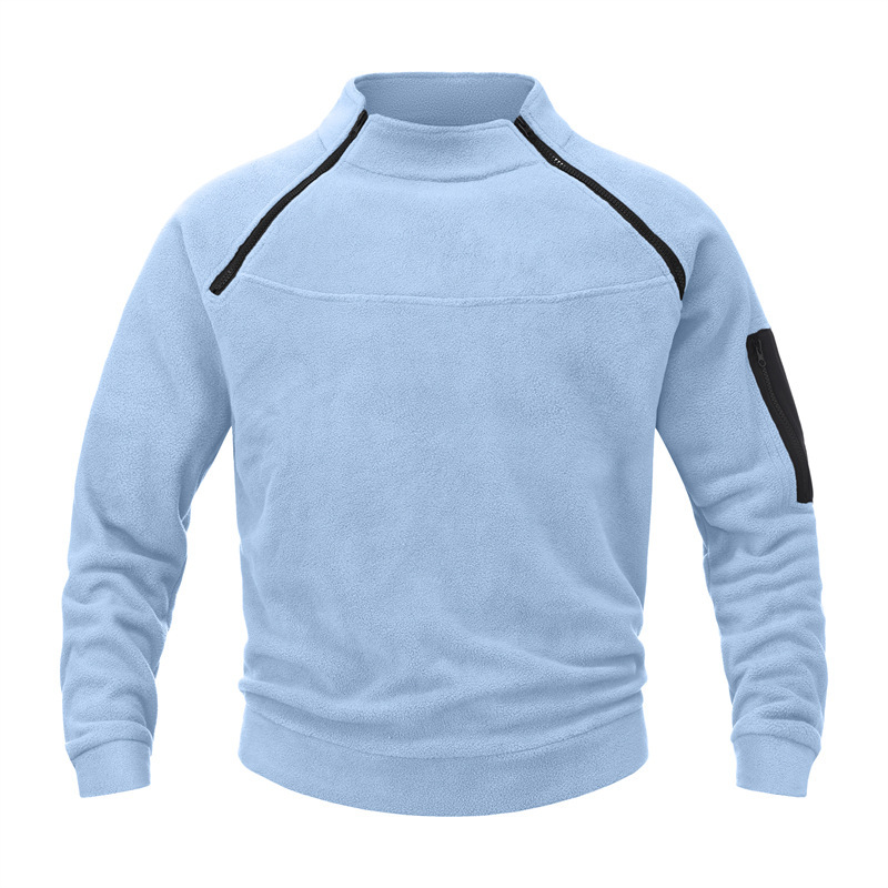 Cross - Border European Yard Autumn and winter half zip Guard skin Long Sleeve funda Head shake Plum Blazer Men European and American Sports and Leisure