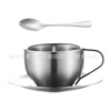 Coffee set stainless steel, European style, simple and elegant design