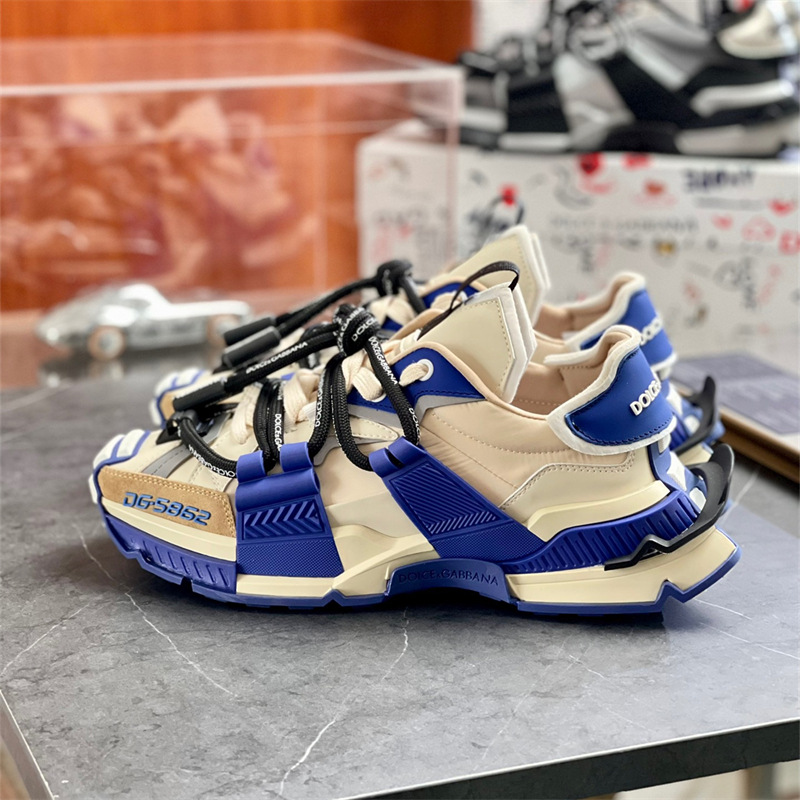 Estación Europea plataforma de punta redonda con cordones color a juego deportes zapatos casuales de las mujeres de estilo coreano todos los partidos zapatos de papá de moda DG2023 Nuevo