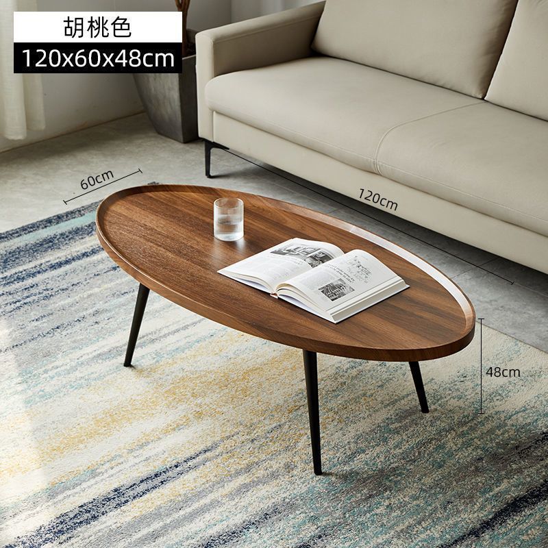 茶のいくつかの簡単な現代北欧の簡易家庭用リビングルームの小さいタイプのソファーの辺のいくつかの小さいテーブルの木の足の丸いお茶のテーブル|undefined