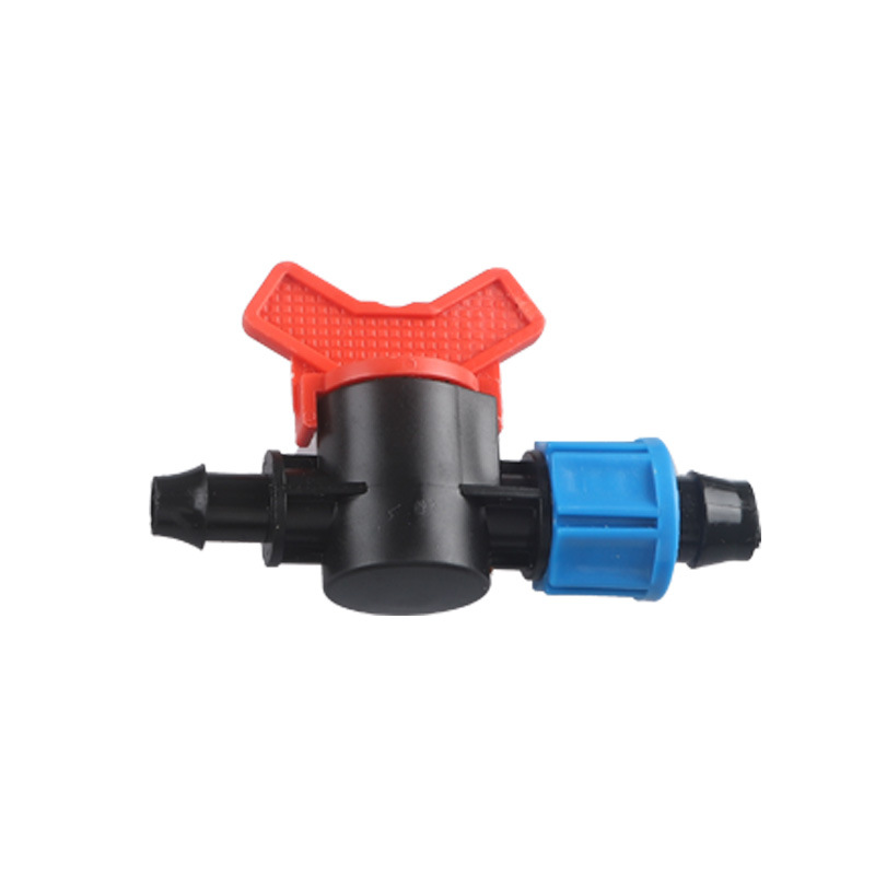 Productos de válvula de interruptor de plástico al por mayor válvula de derivación de tubo de PE interruptor de junta de tubería de agua de riego por goteo de micro aspersión