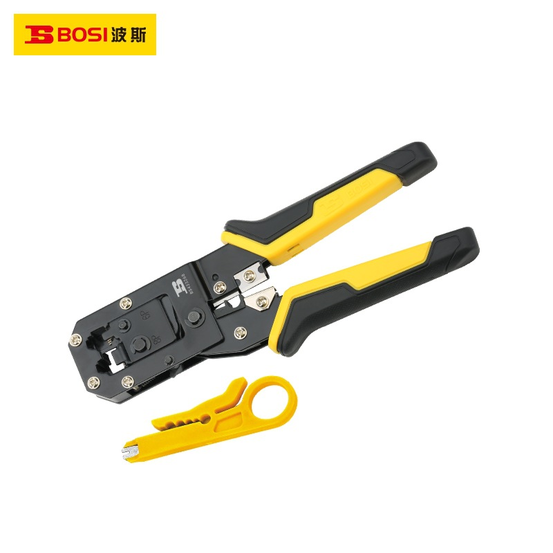 波斯工具两用网络端子钳6P8P压接钳BS433268