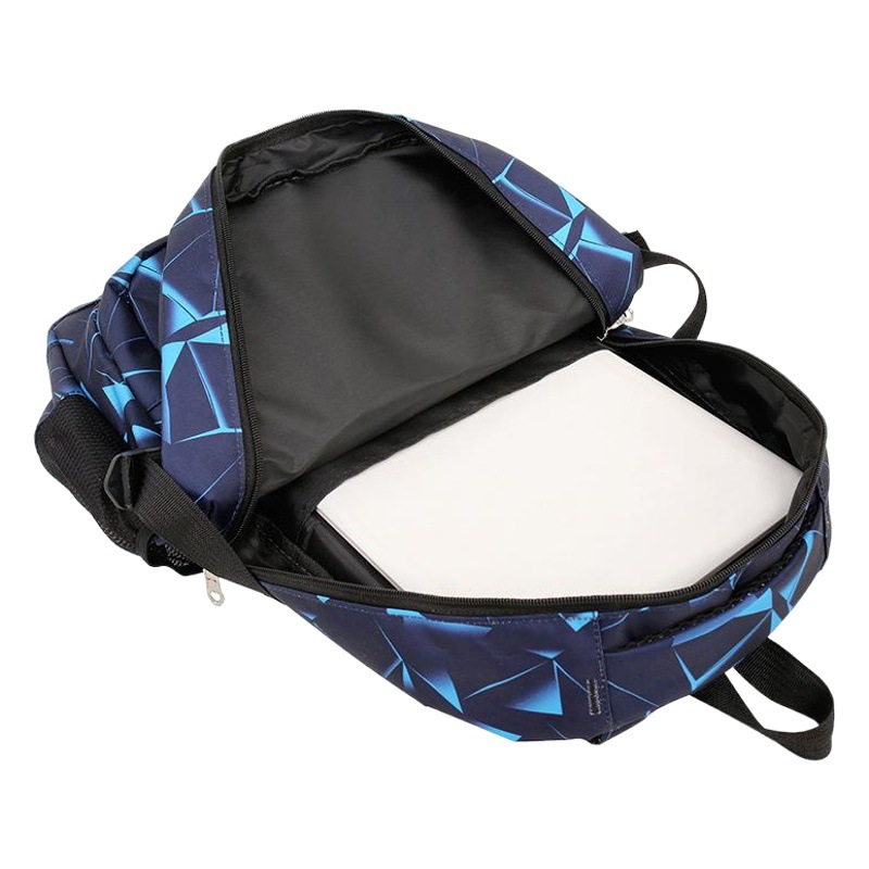 Mochila de flores de cuatro pétalos impermeable 900D tela impresa bolsa de tres piezas nueva marca de moda casual estilo universitario