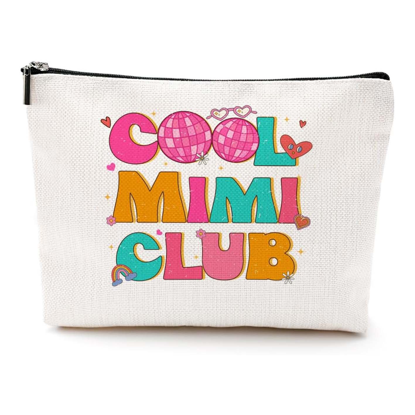 Bolsa de maquillaje de damas transfronteriza de Amazon NANA bolsas de maquillaje de patrón creativo bolsas de almacenamiento de lino bolsa de cremallera impermeable