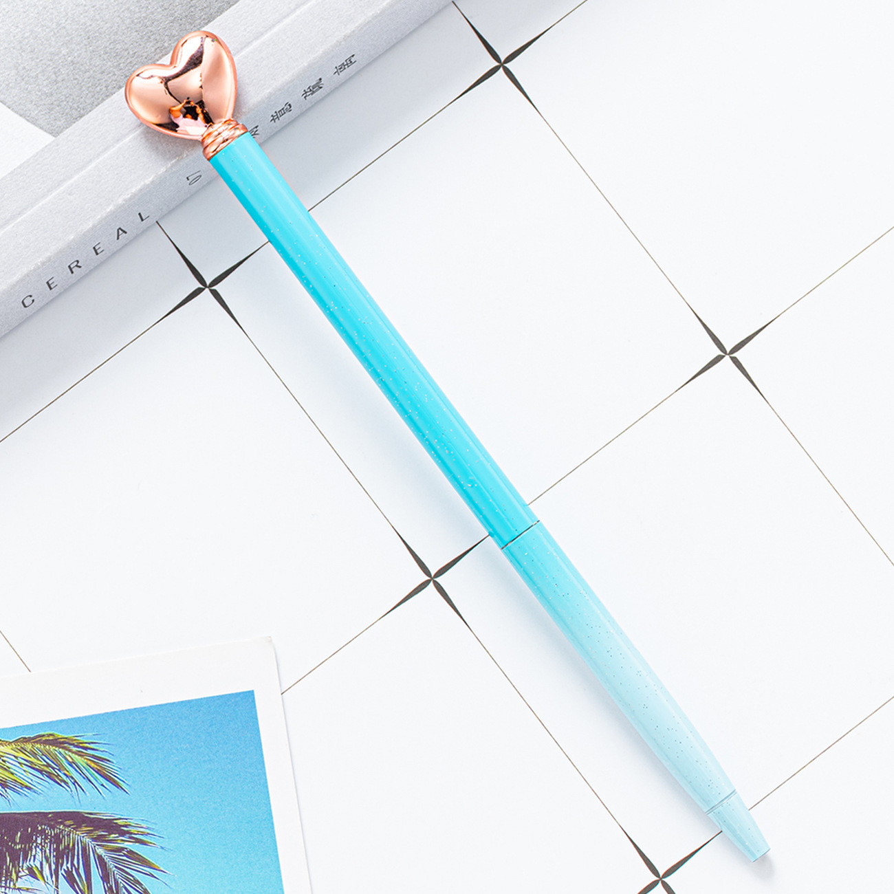 Amor en forma de bolígrafo al por mayor bolígrafo de metal creativo regalo publicitario impresión LOGO amor bolígrafo