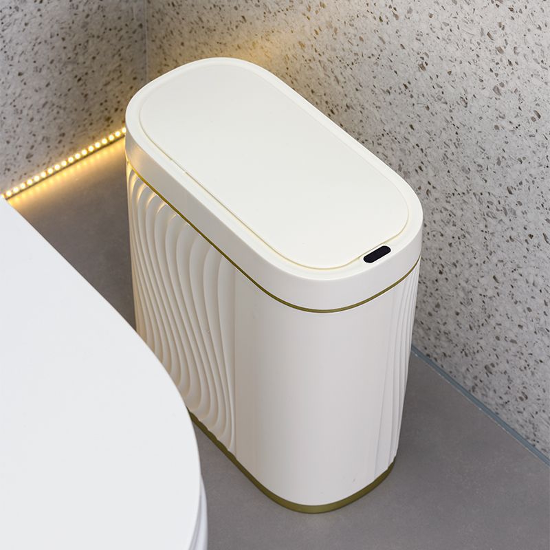 Bathroom Trash Can for Toilet with Infrared Automatic Lid, High-Value Living Room Sensor Smart Trash Can